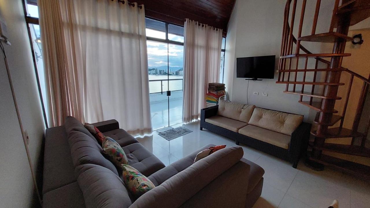 Linda Cobertura Duplex, Pe Na Areia,Vista Linda. Apartment Caraguatatuba Exterior foto