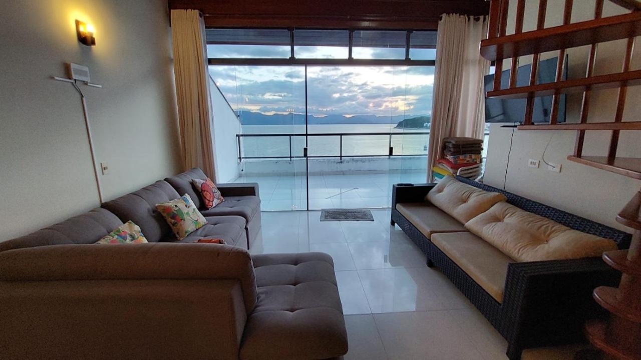 Linda Cobertura Duplex, Pe Na Areia,Vista Linda. Apartment Caraguatatuba Exterior foto