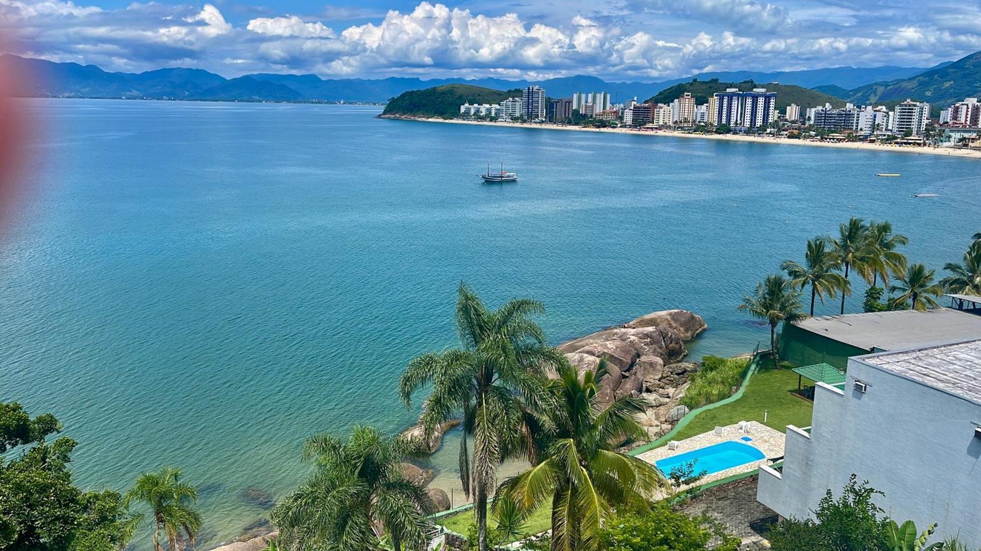 Linda Cobertura Duplex, Pe Na Areia,Vista Linda. Apartment Caraguatatuba Exterior foto